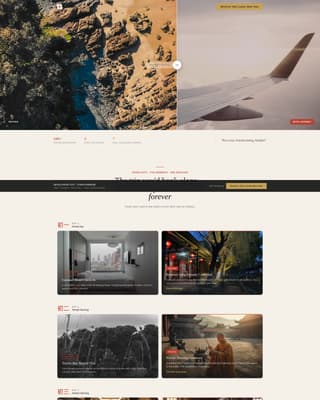 Journey - Extraordinary Travel Landing Page Template
