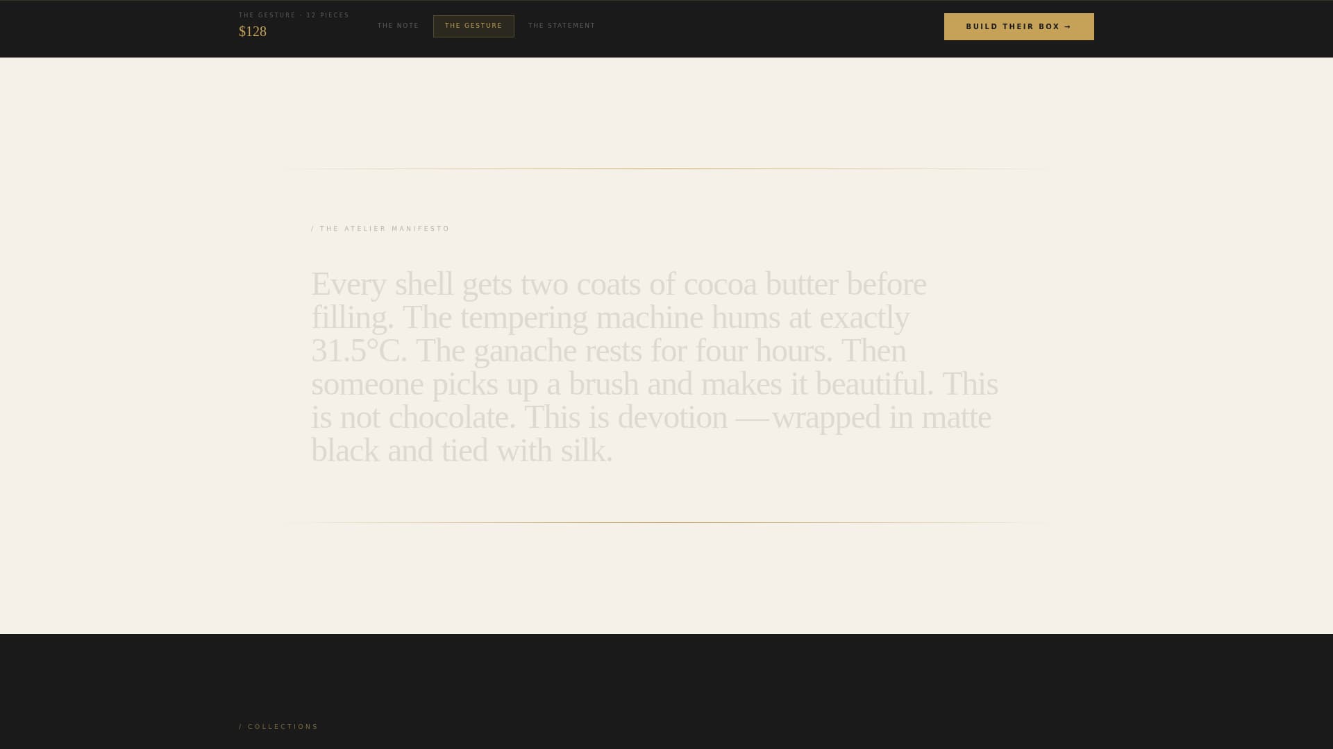 Bonbon - Luxe Chocolatier Landing Page Template