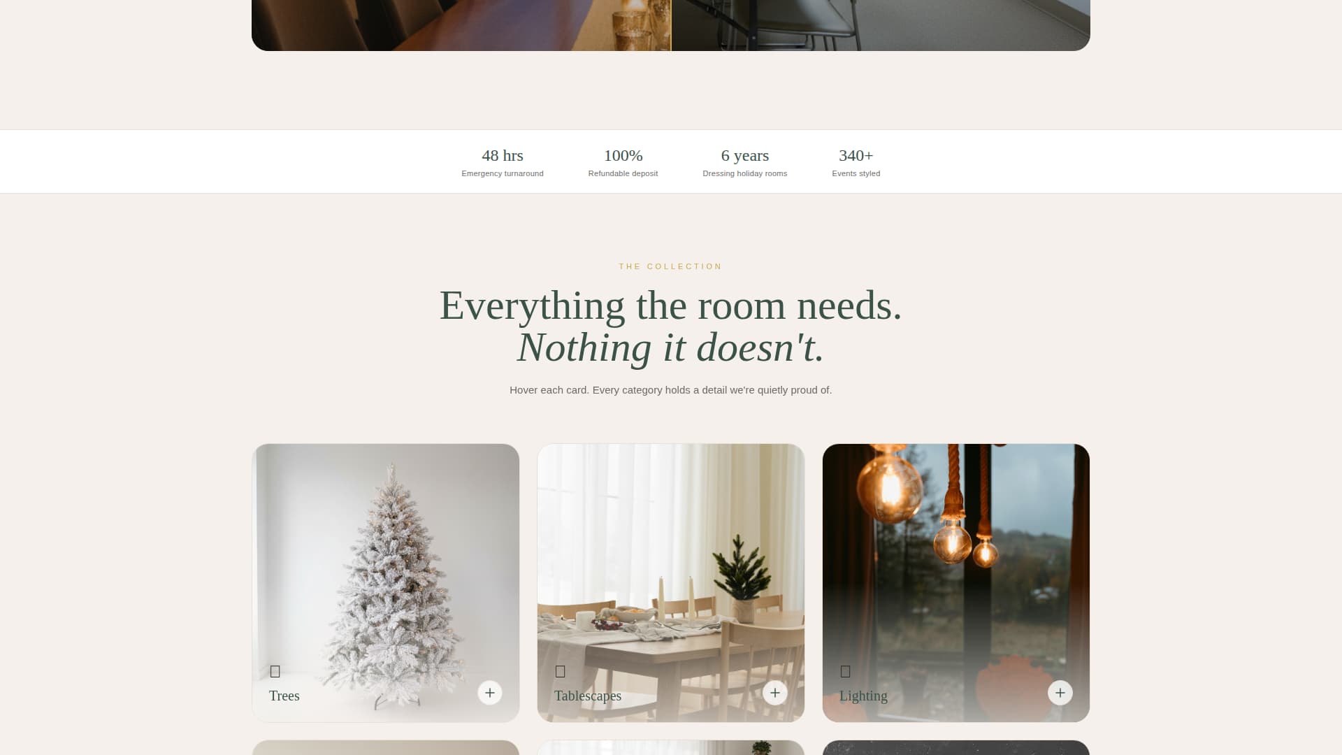 Tinsel — Premium Holiday Decor Landing Page Template