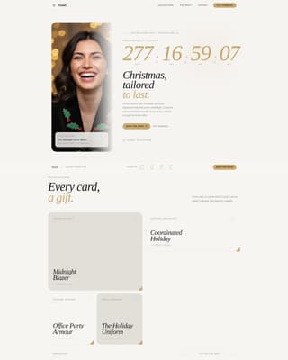 Tinsel - Elegant Christmas Landing Page Template