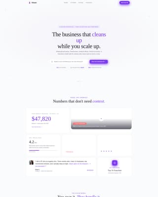 Gleam - Spotless Franchise Landing Page Template