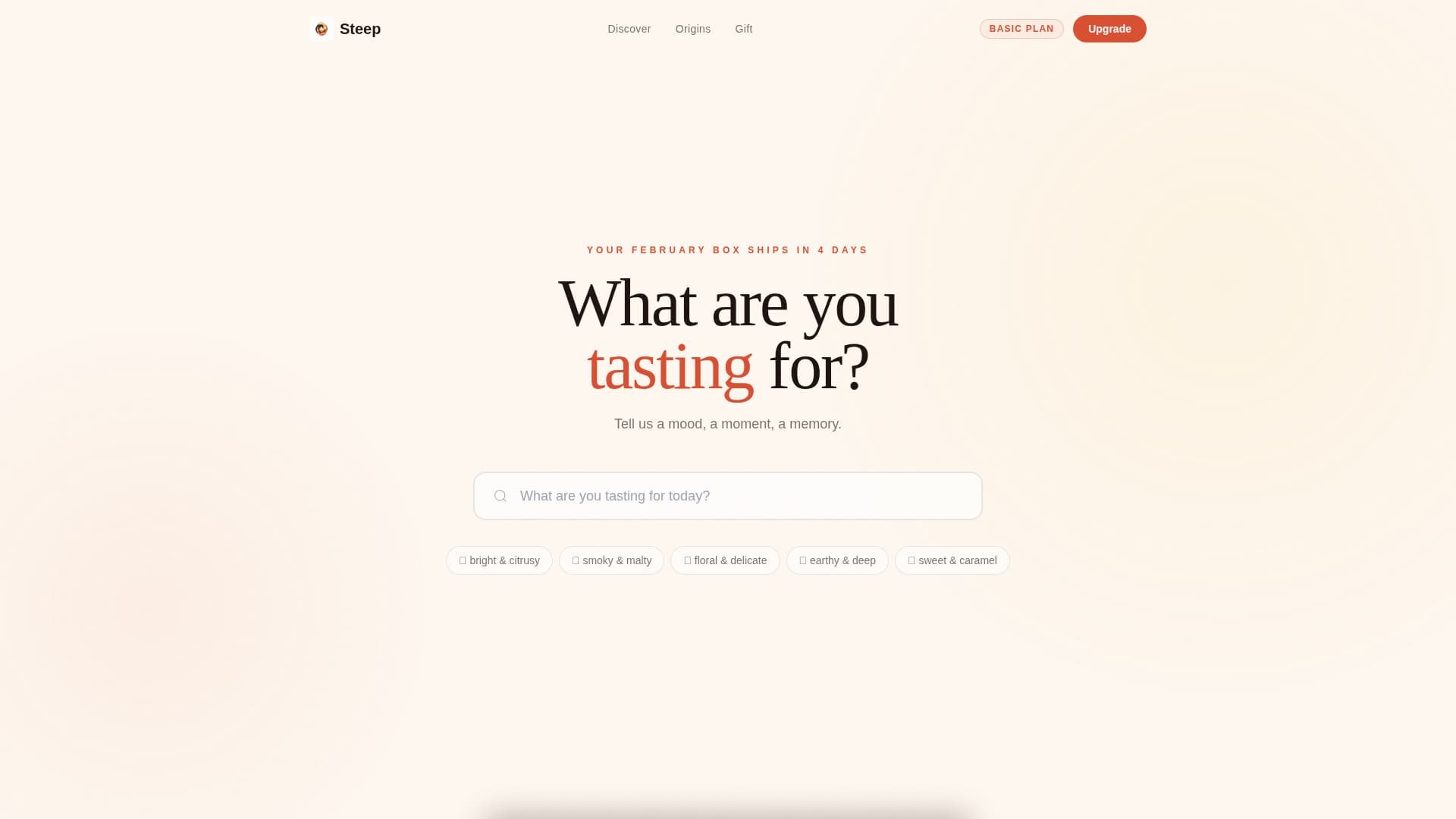 Steep - Curated Subscription Landing Page Template