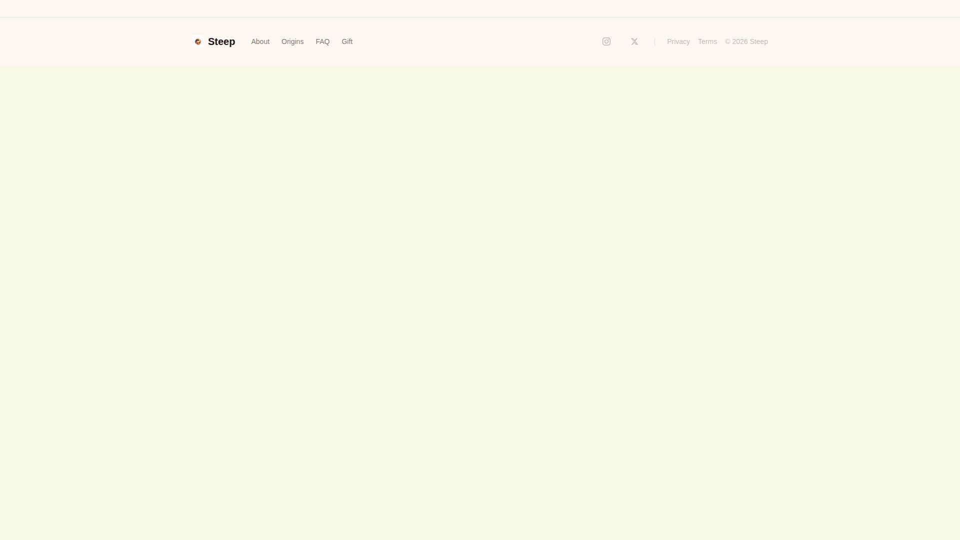 Steep - Curated Subscription Landing Page Template