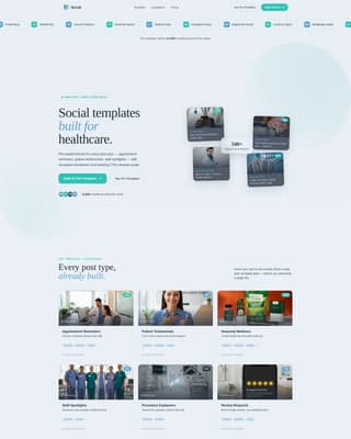 Healthcare Digital Presence Advanced Booking Website Template