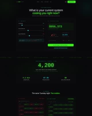 Healthcare Software & SaaS Specialist Cost Calculator Website Template