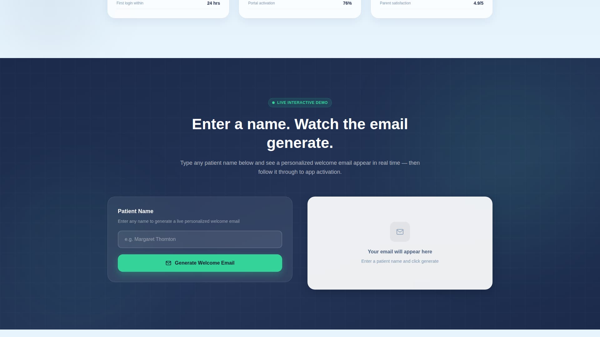 Healthcare Email Marketing Specialist Professional Website Template
