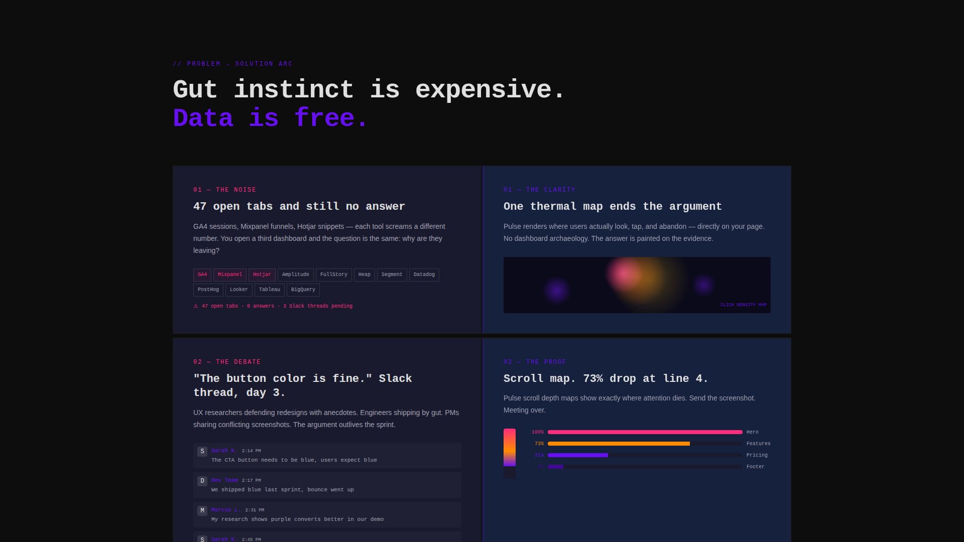 Pulse - Blazing Analytics Landing Page Template