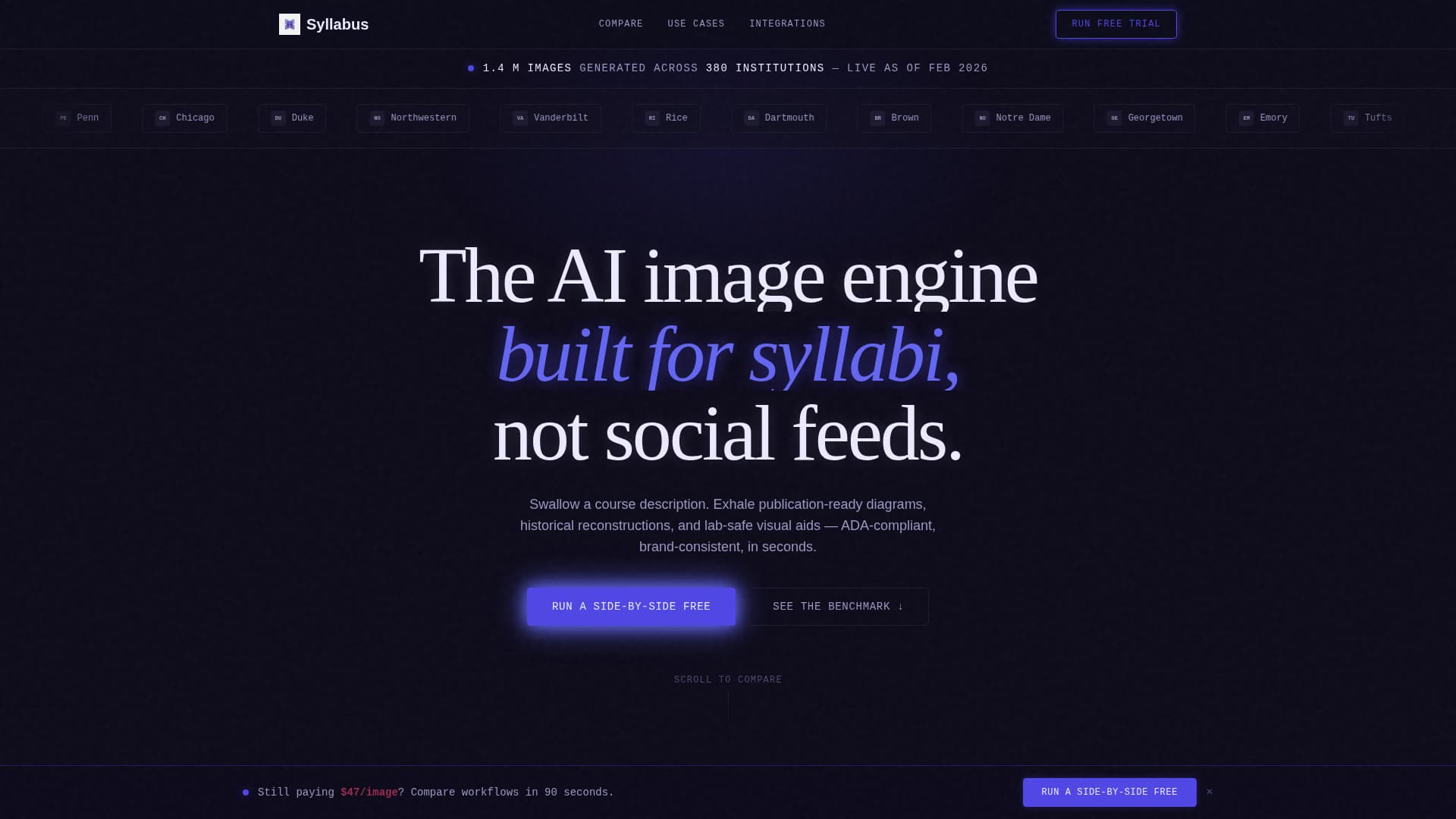 AI for Higher Education Advanced Education Website Template