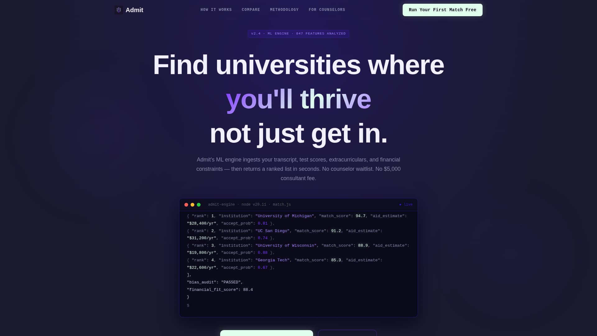 AI for Higher Education Professional Website Template