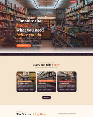 Bodega - Vibrant Convenience Landing Page Template