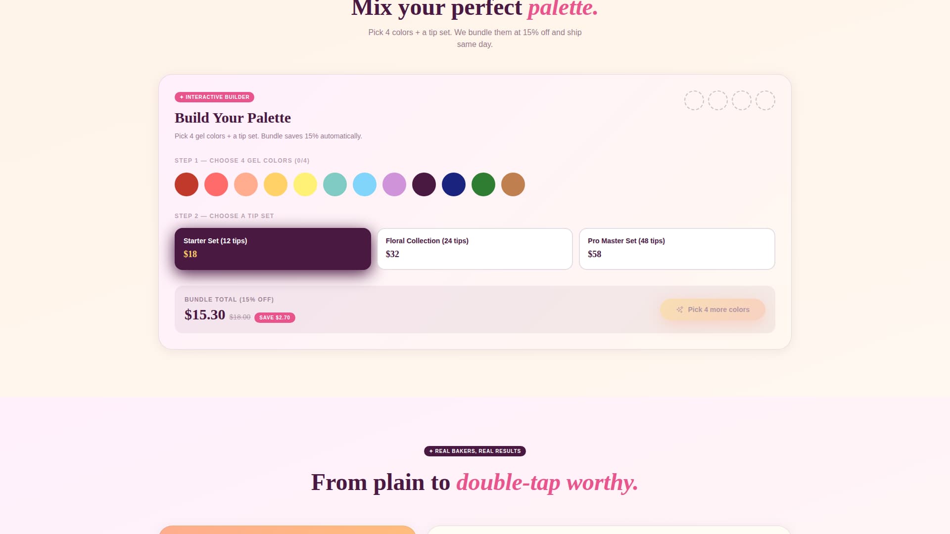 Frost - Playful Cookiedecorating Landing Page Template