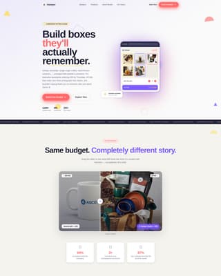 Hamper - Irresistible Gifting Landing Page Template