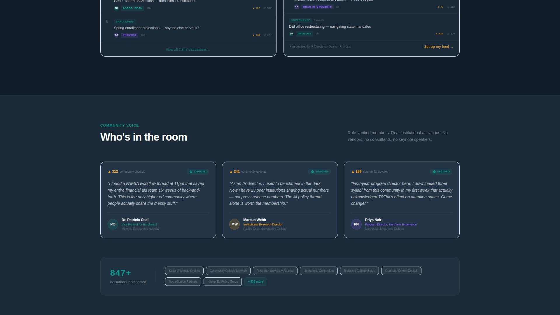 Higher Education Digital Presence Specialist Directory Website Template