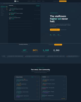 Higher Education Digital Presence Specialist Directory Website Template
