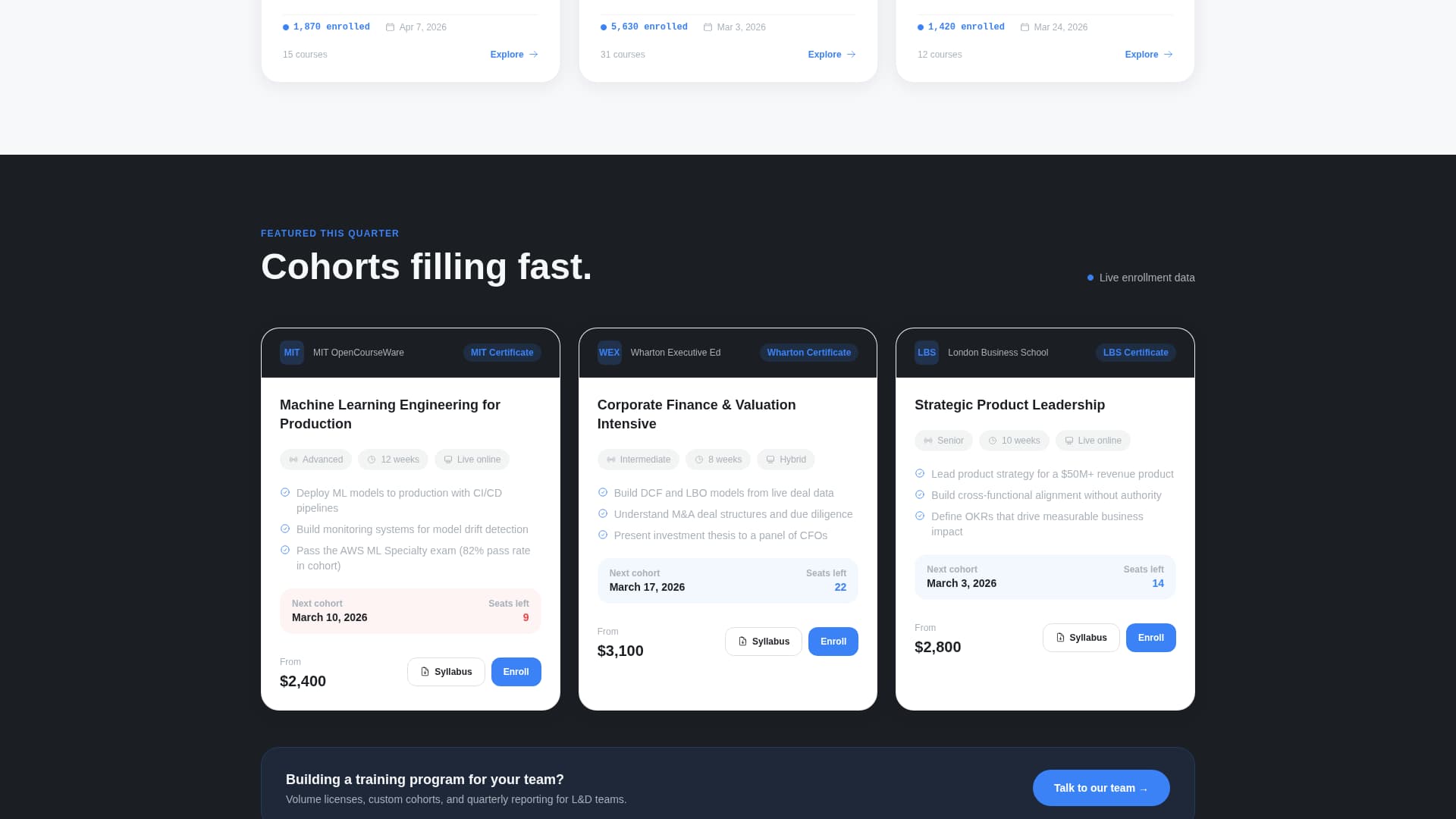 Higher Education Digital Presence Specialist Education Website Template