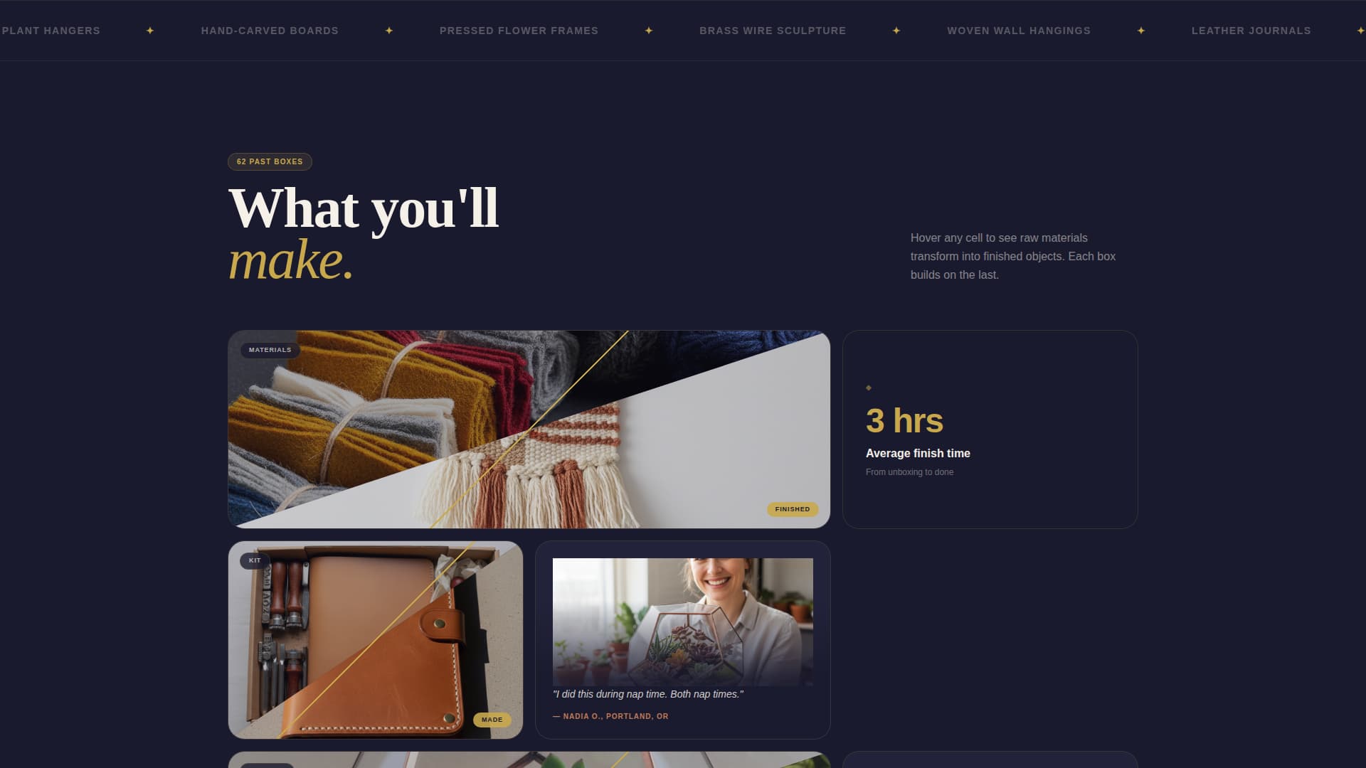 Craftbox - Irresistible Maker Landing Page Template