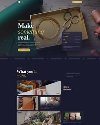 Craftbox - Irresistible Maker Landing Page Template