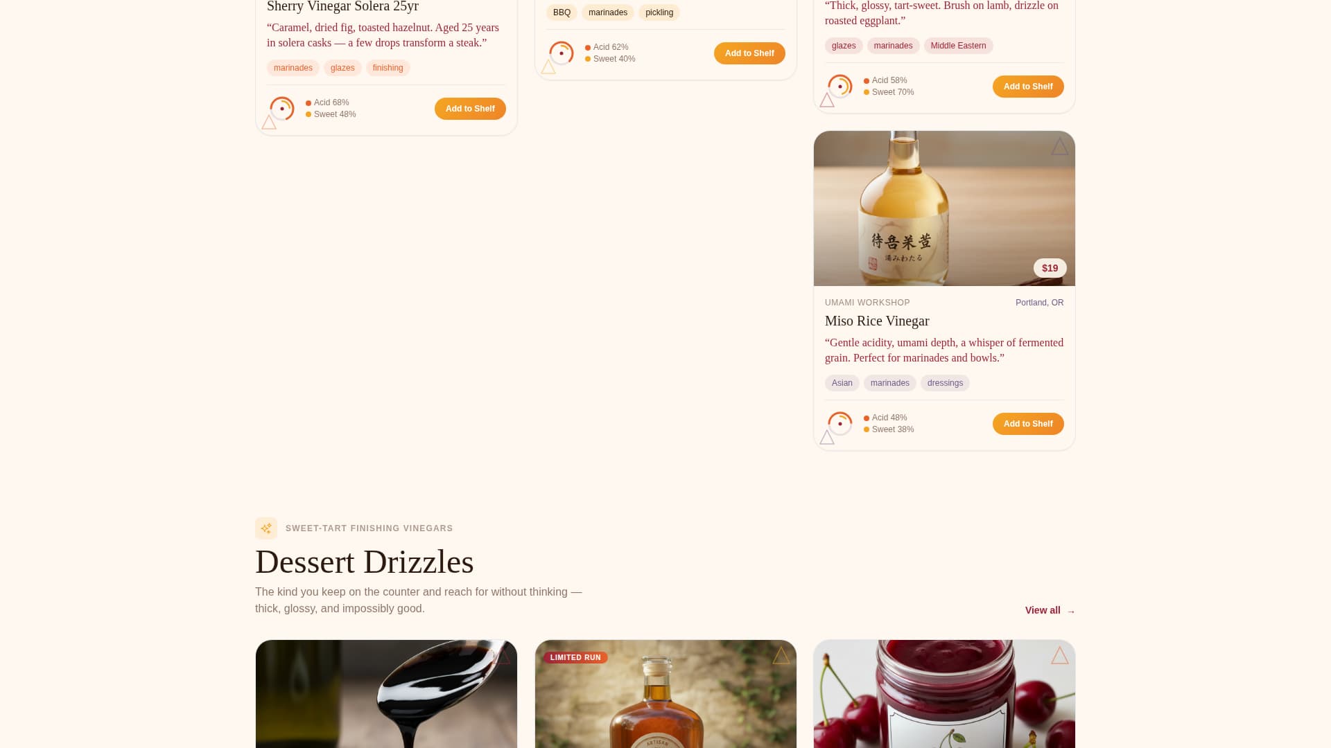 Ferment - Artisan Vinegar Landing Page Template