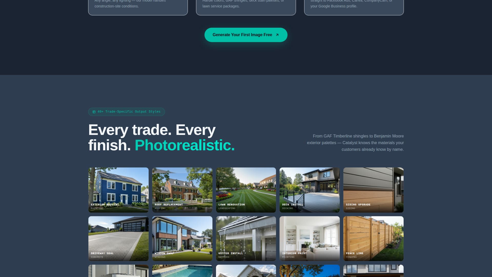 Catalyst - Powerful Homeservices Landing Page Template