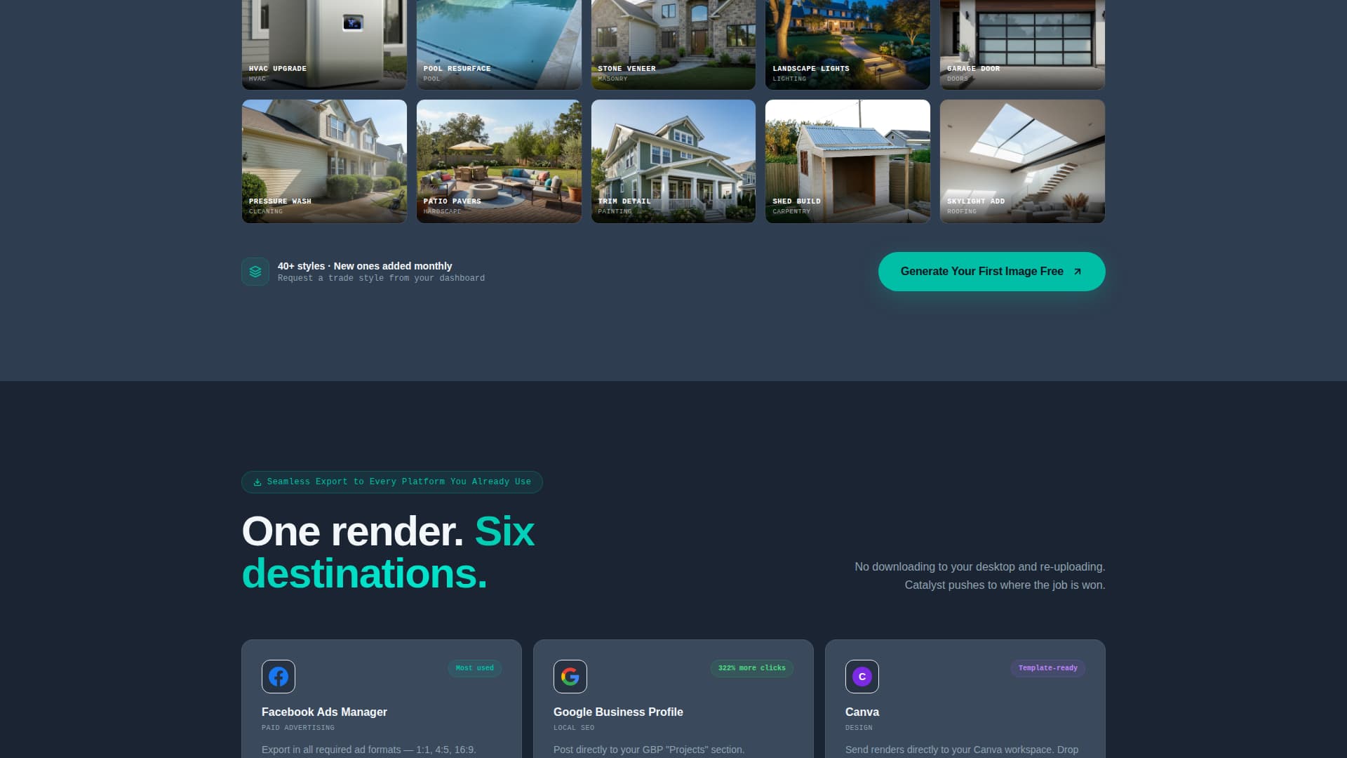 Catalyst - Powerful Homeservices Landing Page Template