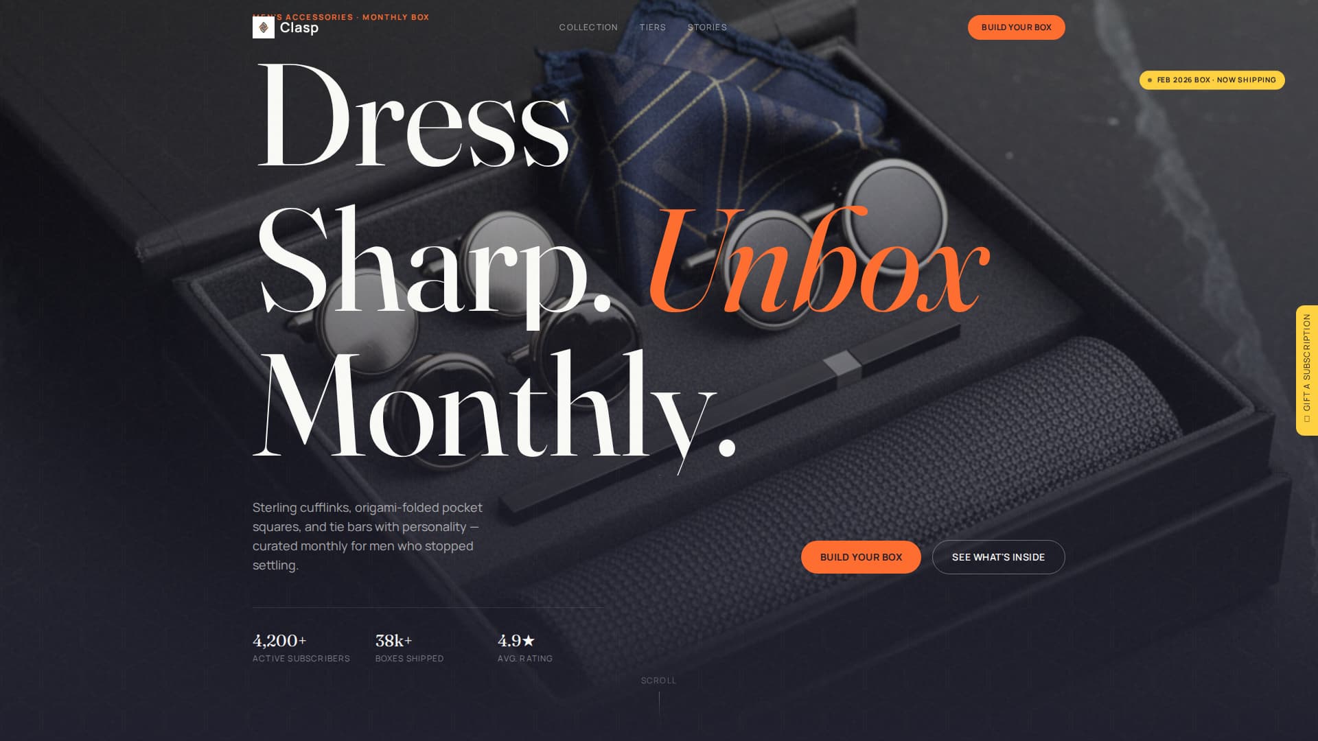 Clasp - Bold Accessories Landing Page Template