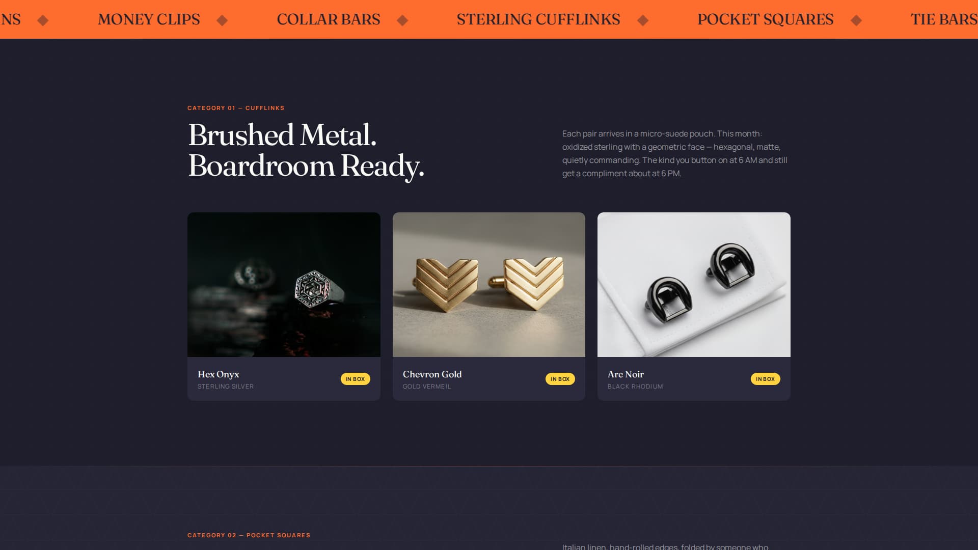 Clasp - Bold Accessories Landing Page Template