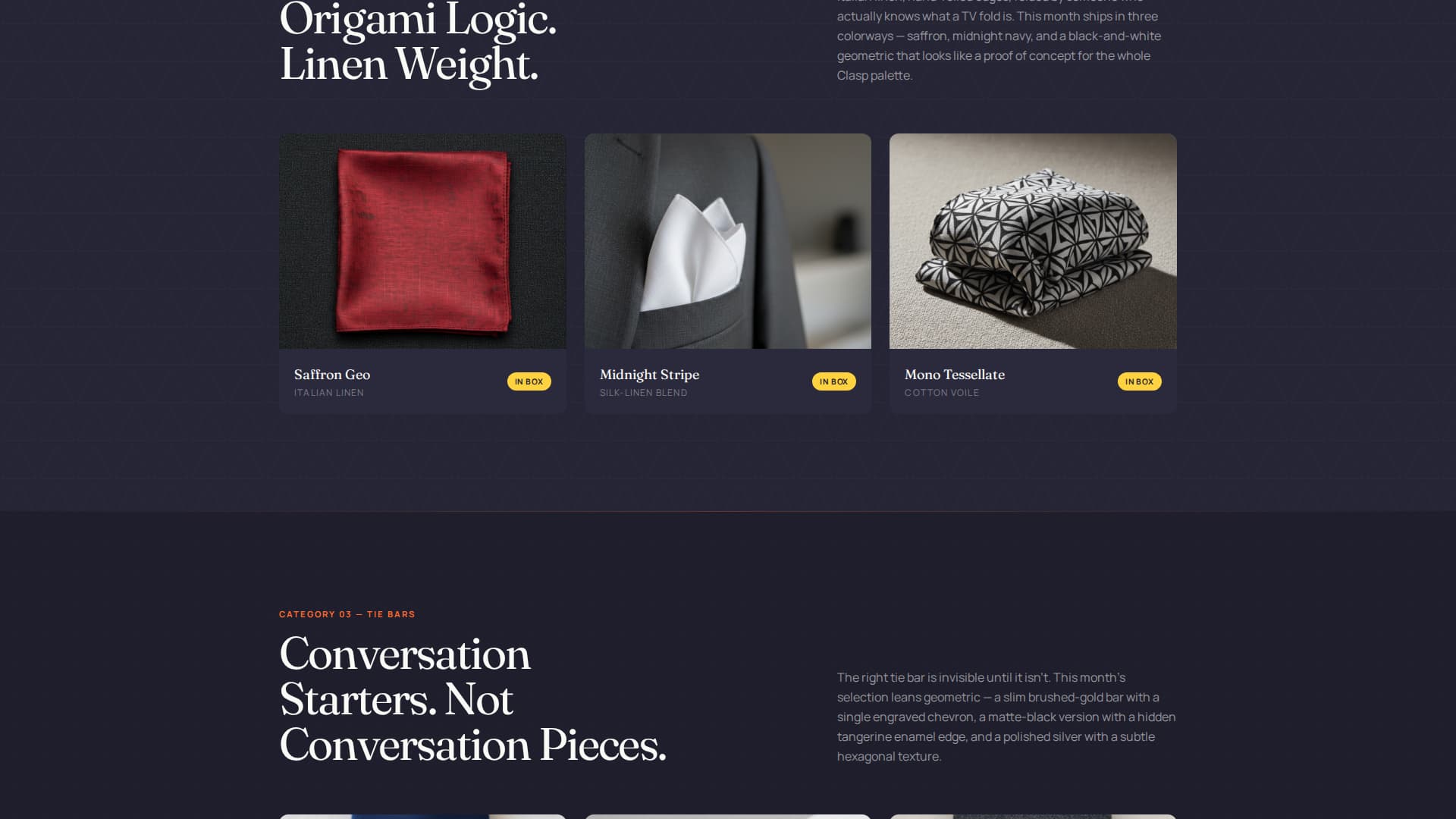 Clasp - Bold Accessories Landing Page Template