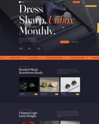 Clasp - Bold Accessories Landing Page Template