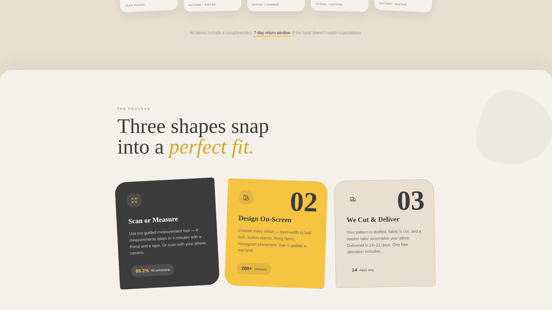 Stitch - Bespoke Tailoring Landing Page Template