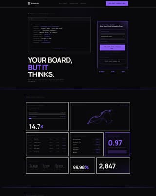 Schedule - Powerful AI Dispatch Landing Page Template