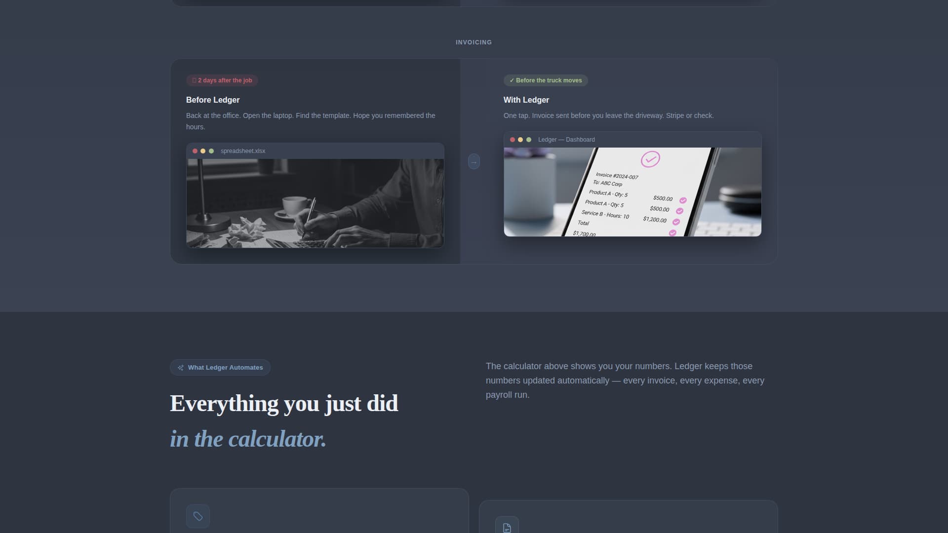 Vault — Accounting Operations Landing Page Template