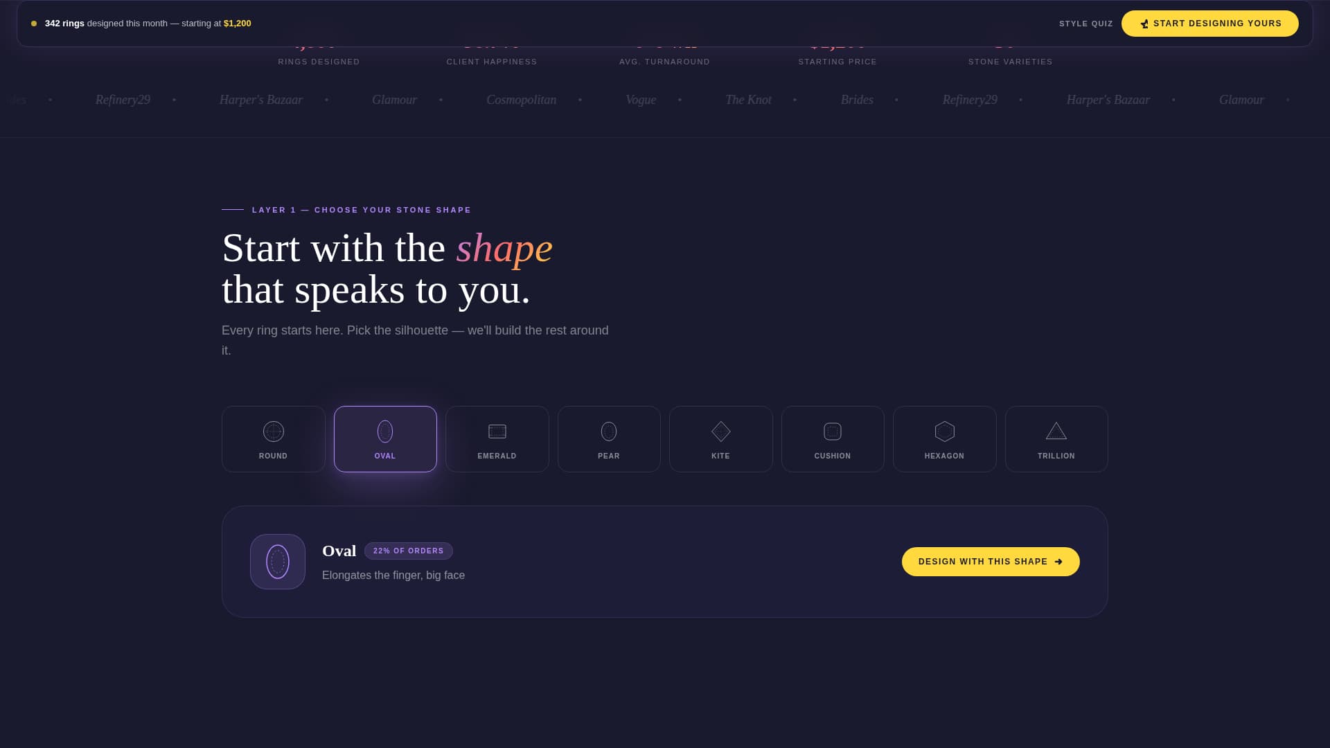 Sparkle - Dazzling Engagement Landing Page Template