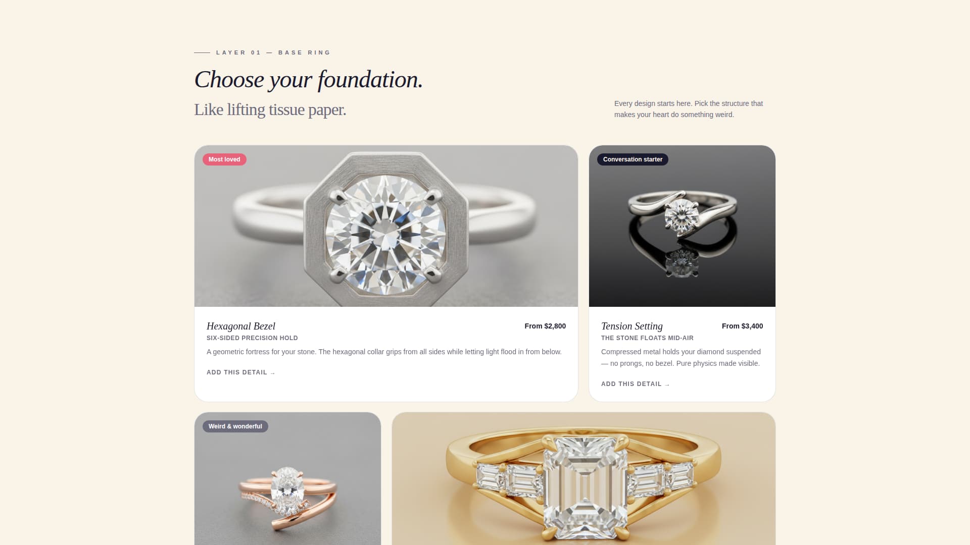 Facet - Stunning Jewelry Landing Page Template