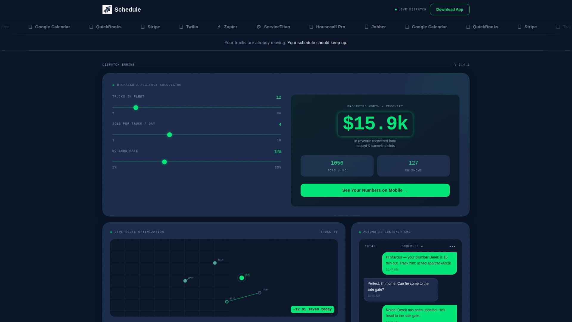 Home Services Software Booking Website Template