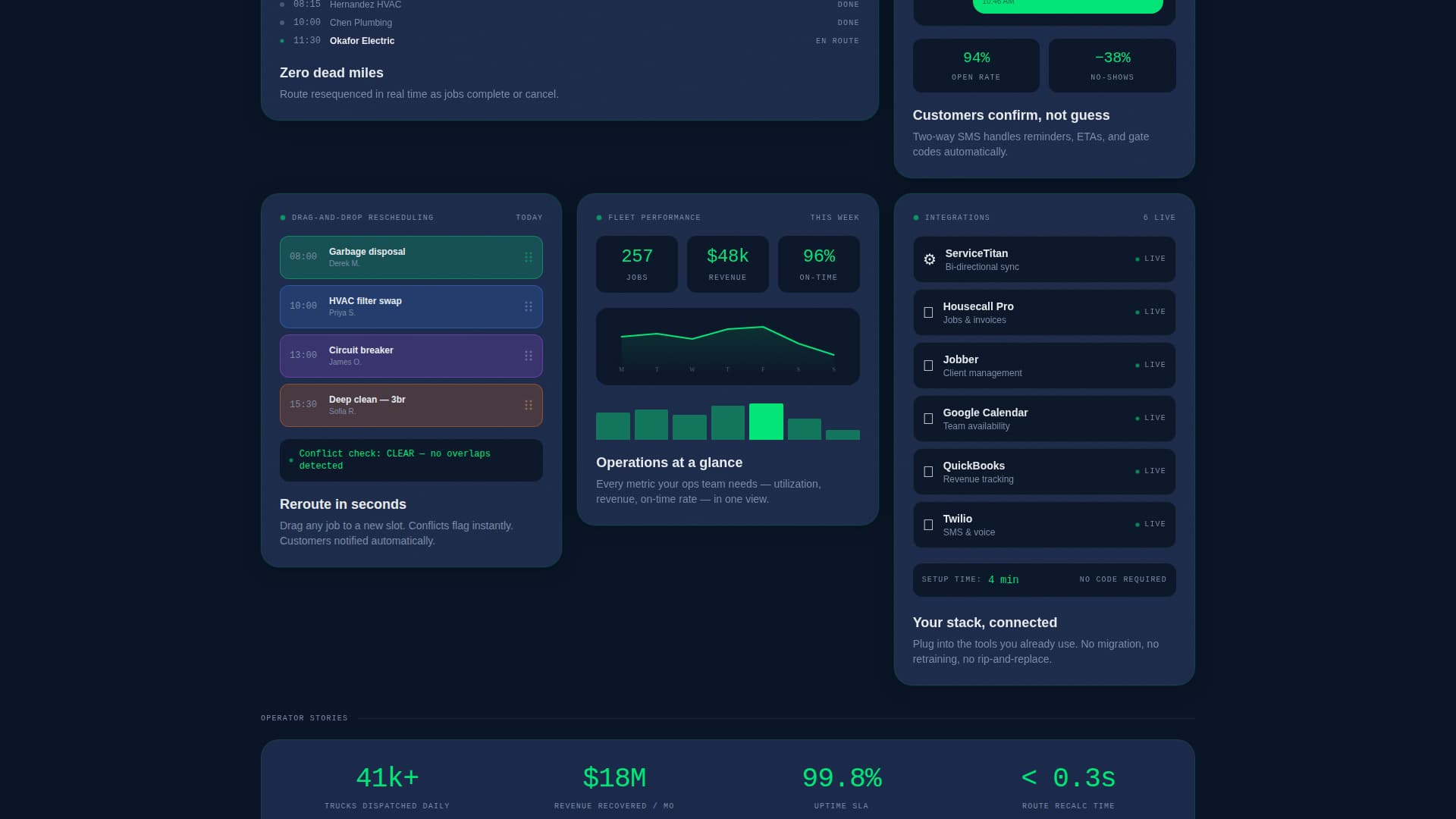 Home Services Software Booking Website Template