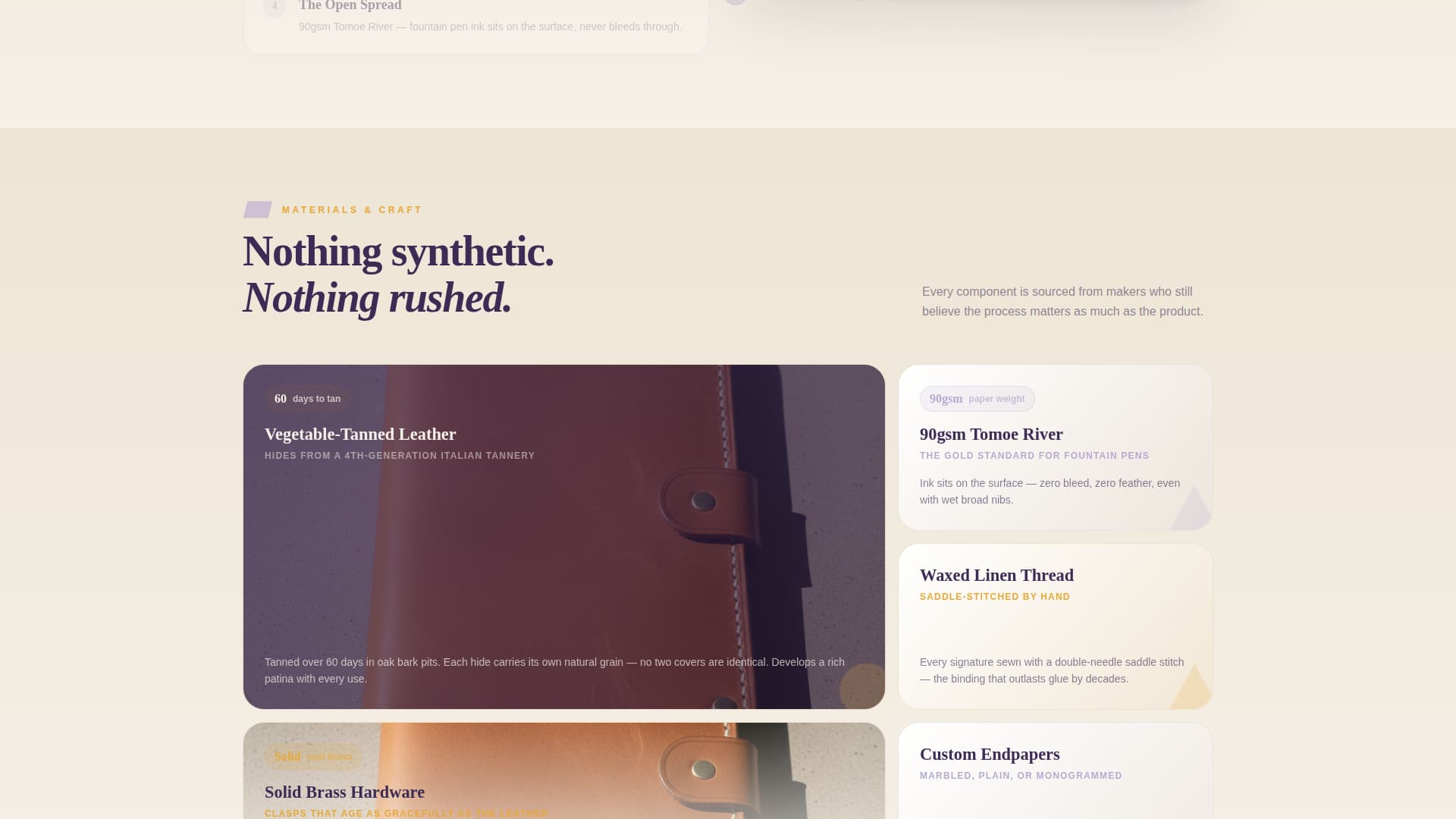 Folio - Artisan Journal Landing Page Template