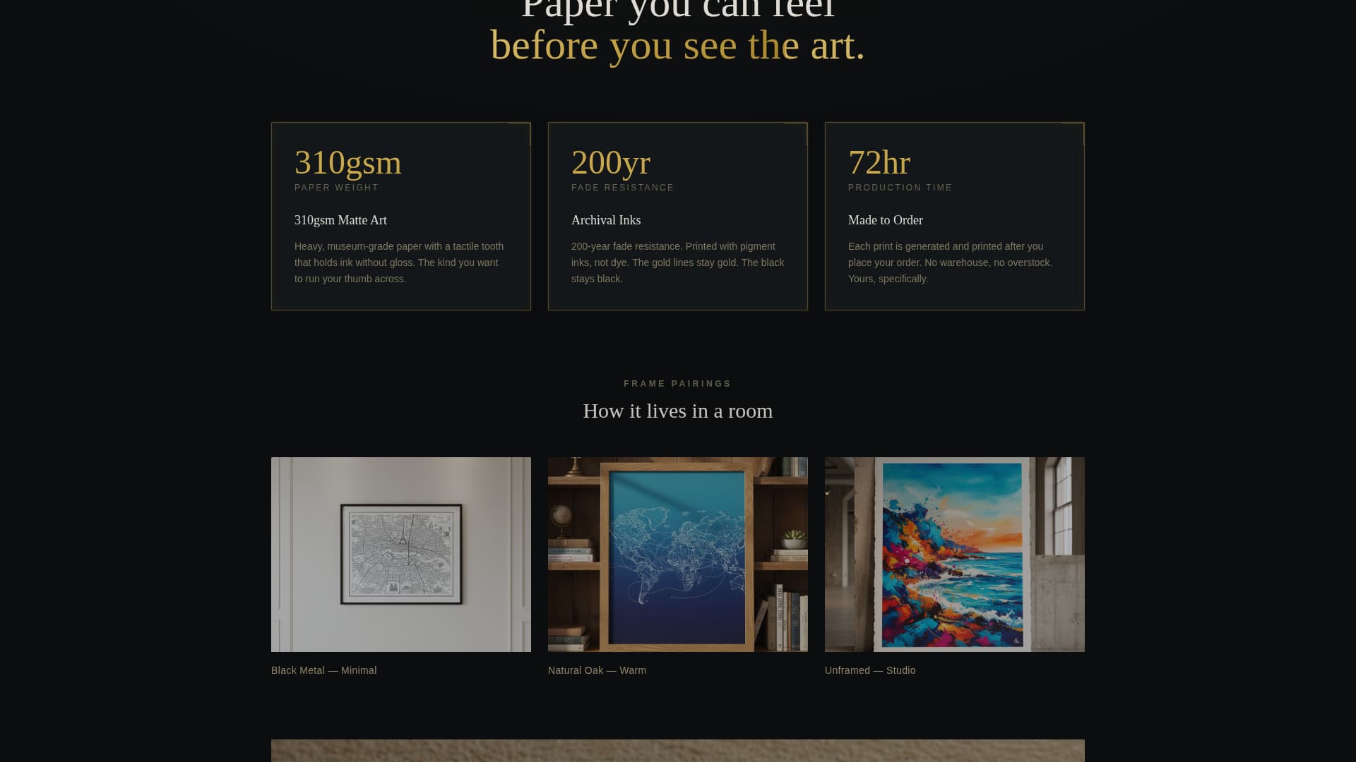 Cartograph - Gilded Artisan Landing Page Template