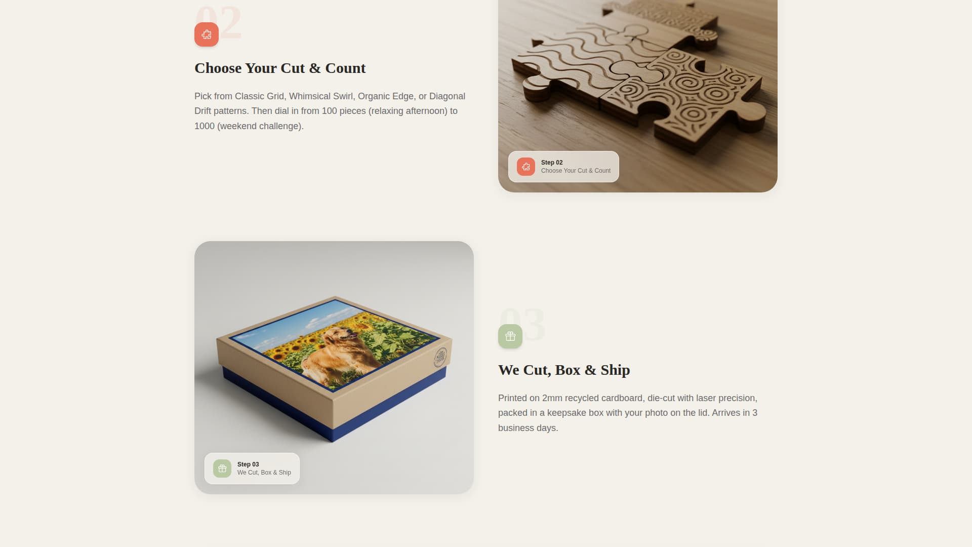 Piece - Playful Custompuzzle Landing Page Template