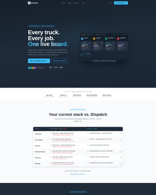 Route — Field Service Landing Page Template