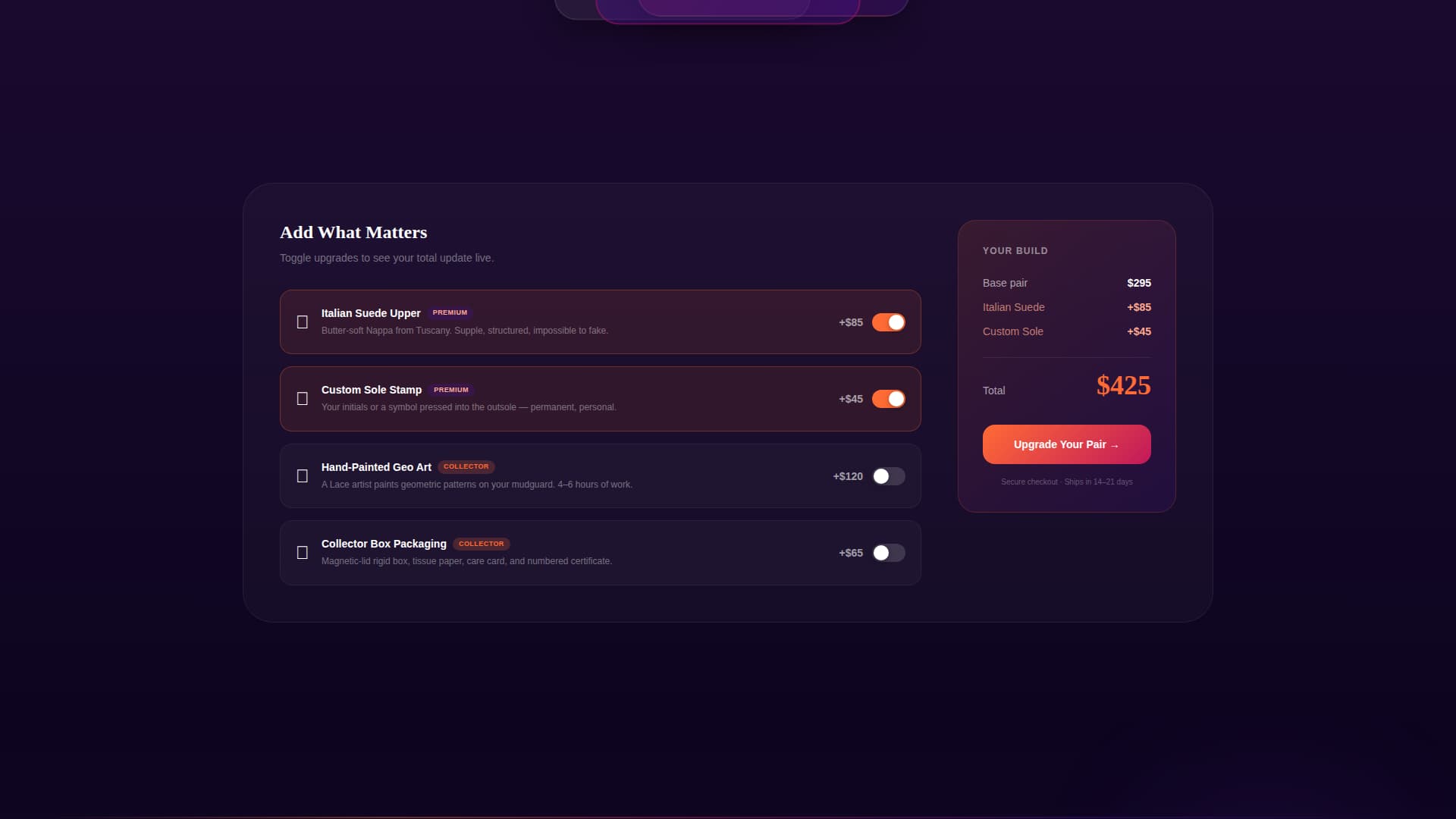 Lace - Playful Customsneakers Landing Page Template