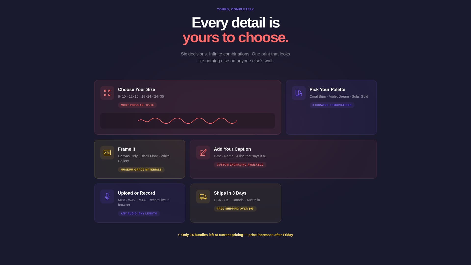Wave - Stunning Soundwave Landing Page Template
