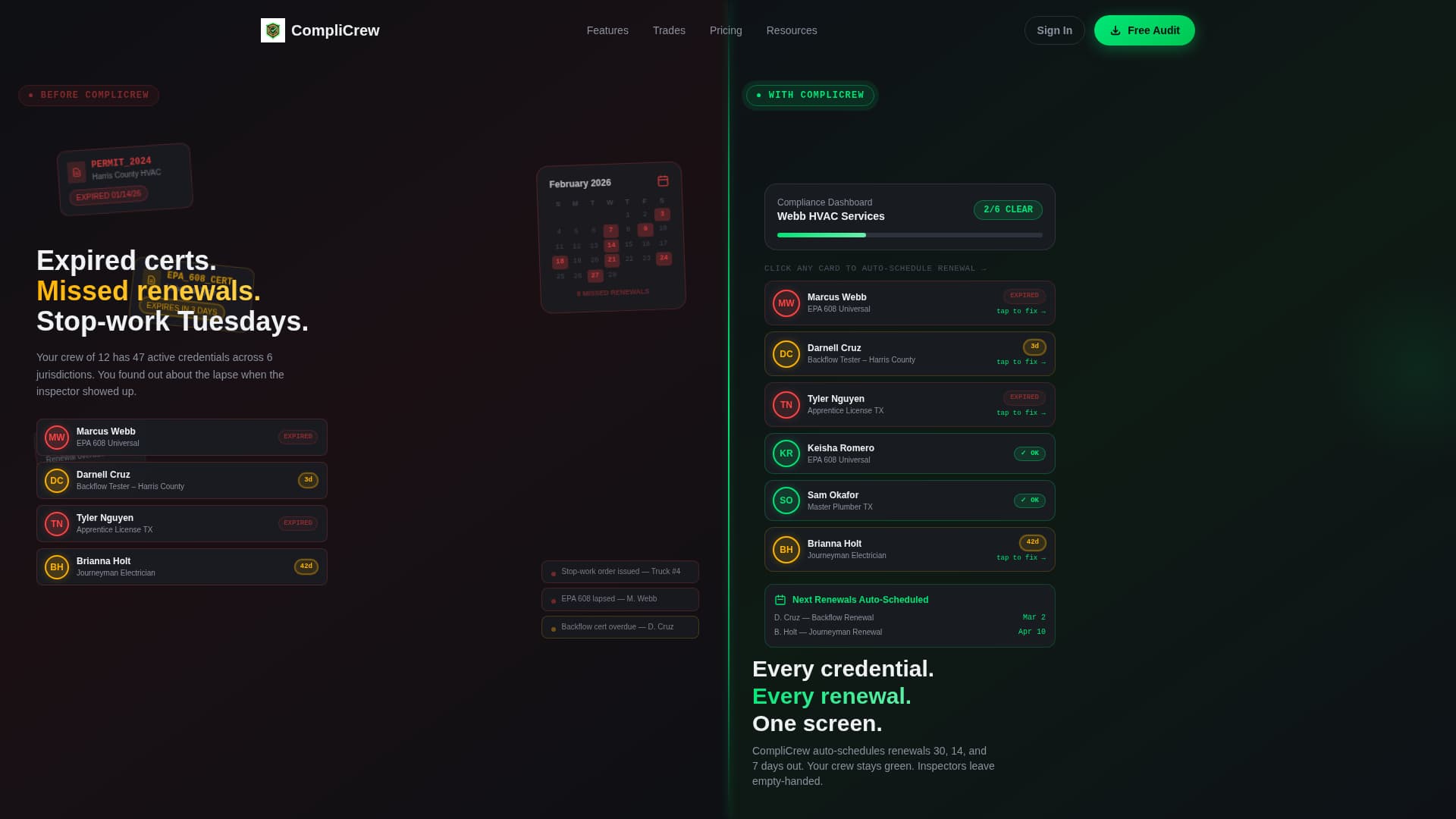 Nexus — Compliance Platform Landing Page Template
