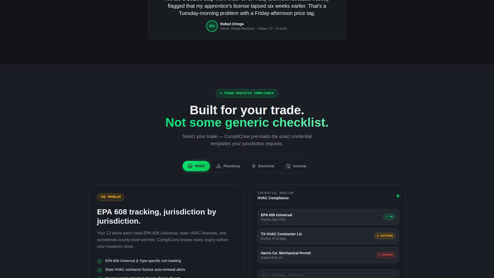 Nexus — Compliance Platform Landing Page Template