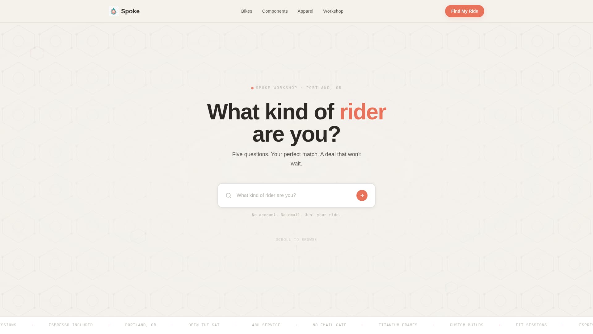 Spoke - Playful Cycling Landing Page Template