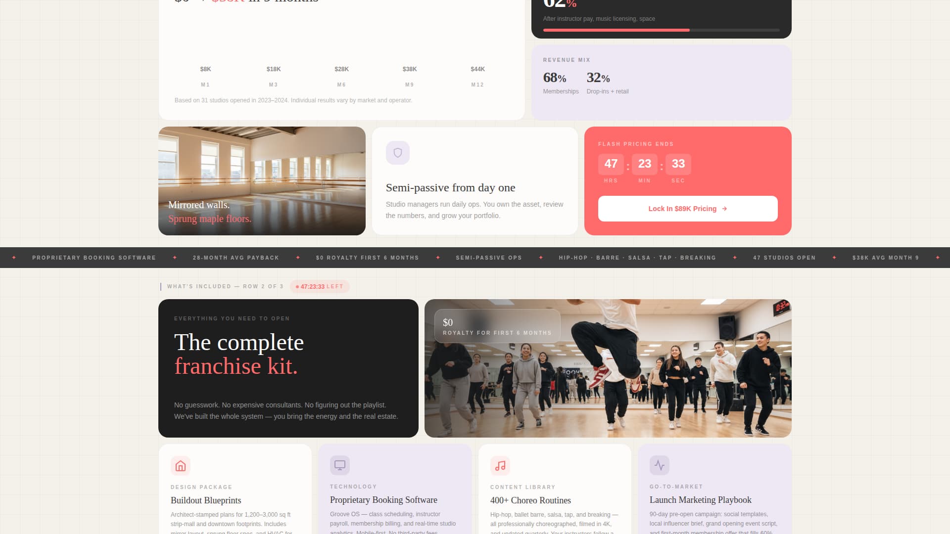Groove - Highenergy Dancestudio Landing Page Template