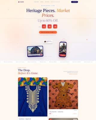 Dashiki - Vibrant Africanclothing Landing Page Template