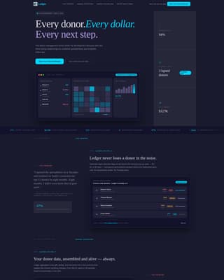 Summit — Donor Platform Landing Page Template