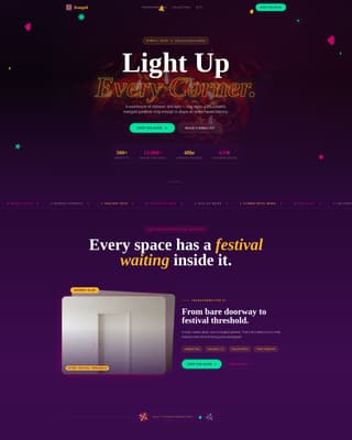 Mandala — Vibrant Diwali Celebration Landing Page Template