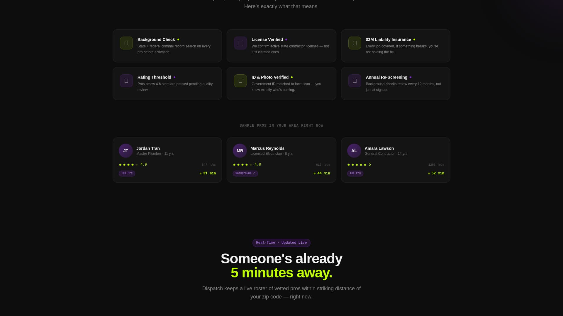 Swift — Home Service Landing Page Template