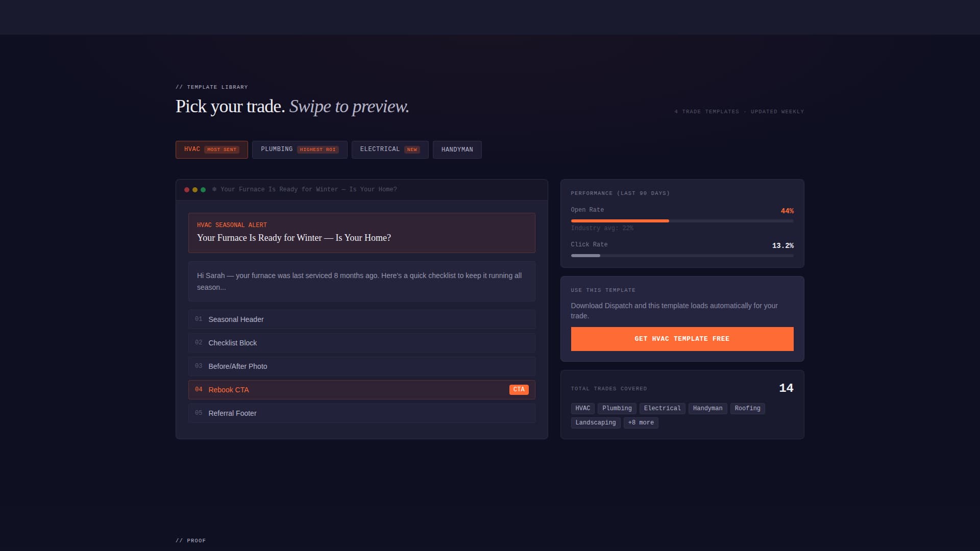 Catalyst — Home Ops Landing Page Template